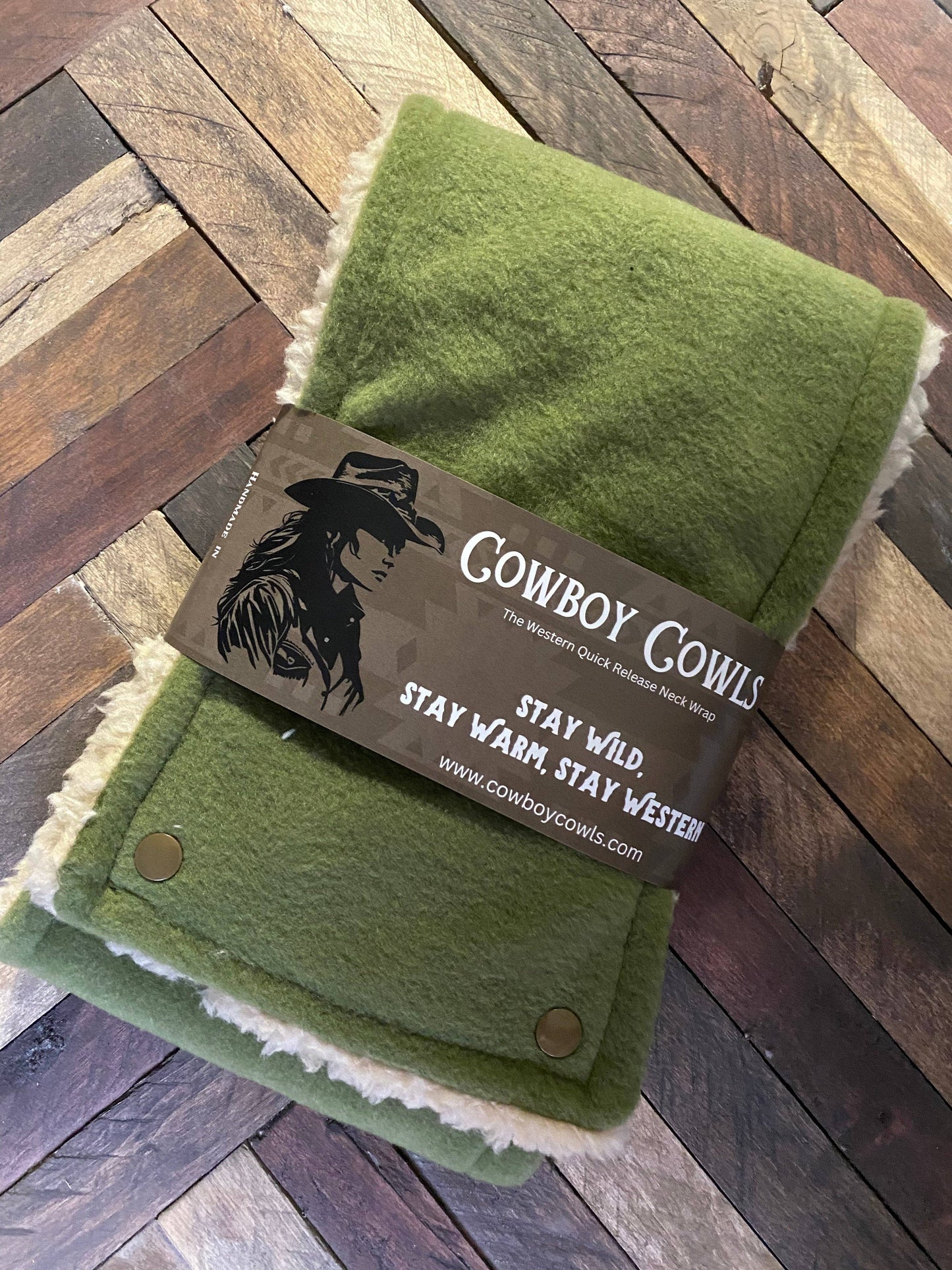 Olive Green Cowboy Cowl