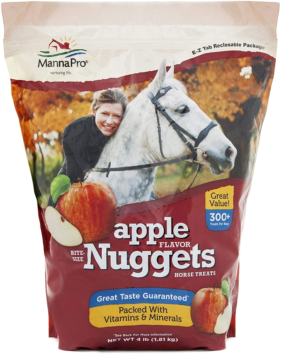 Manna Pro: APPLE NUGGETS - 4 LB