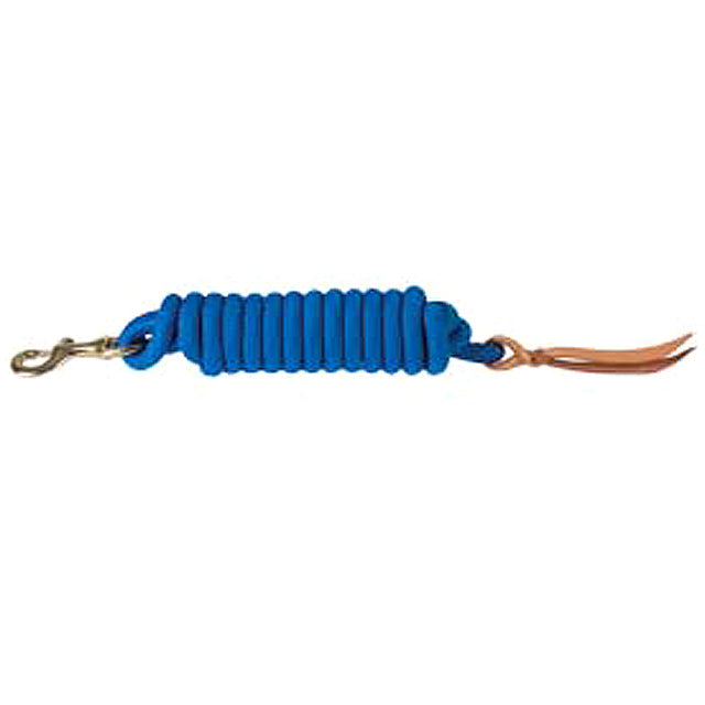 5/8" X 10" Hilason Western Horse Cowboy Braided Lead Rope W/ Snap Blue