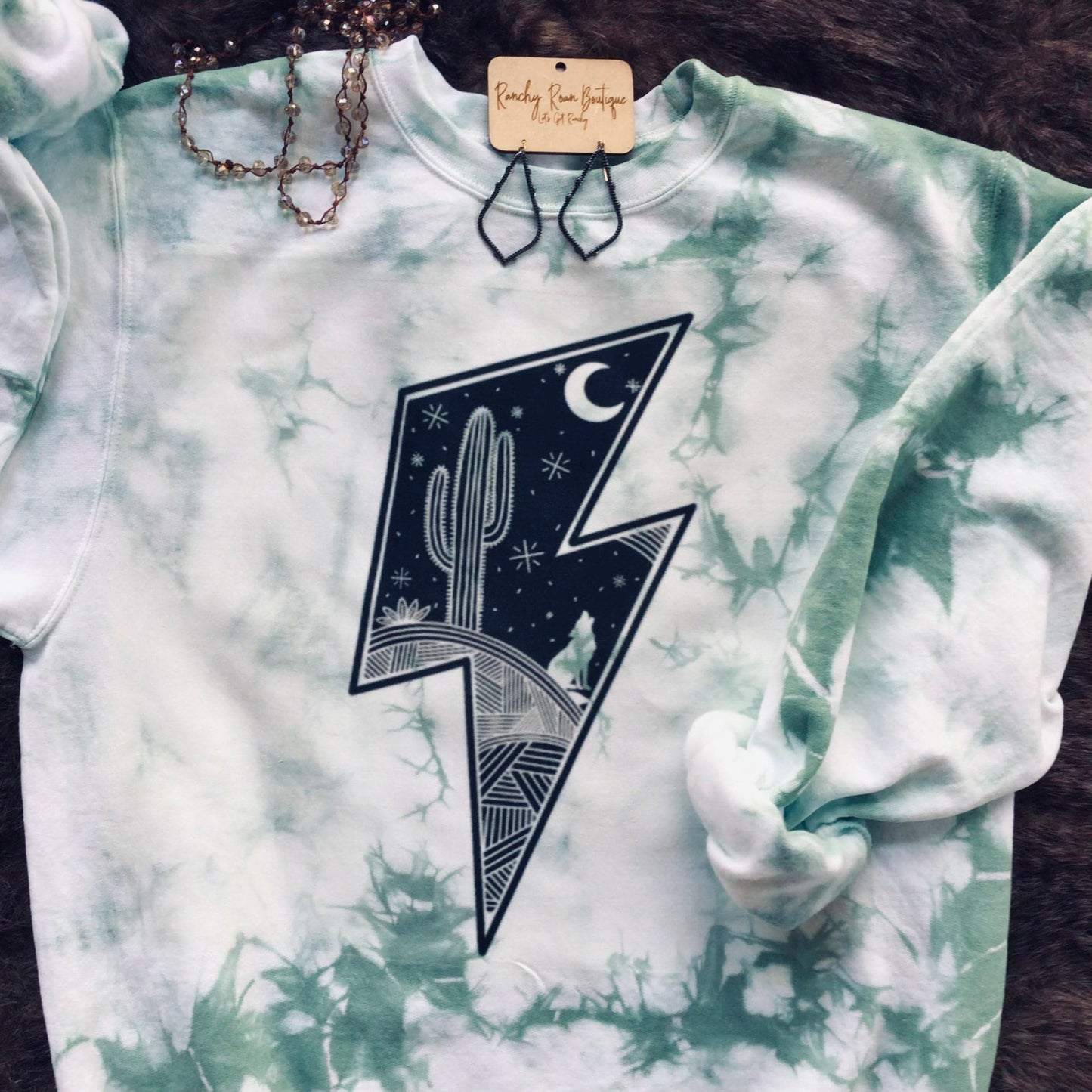 Desert Lightening Bolt Sweatshirt