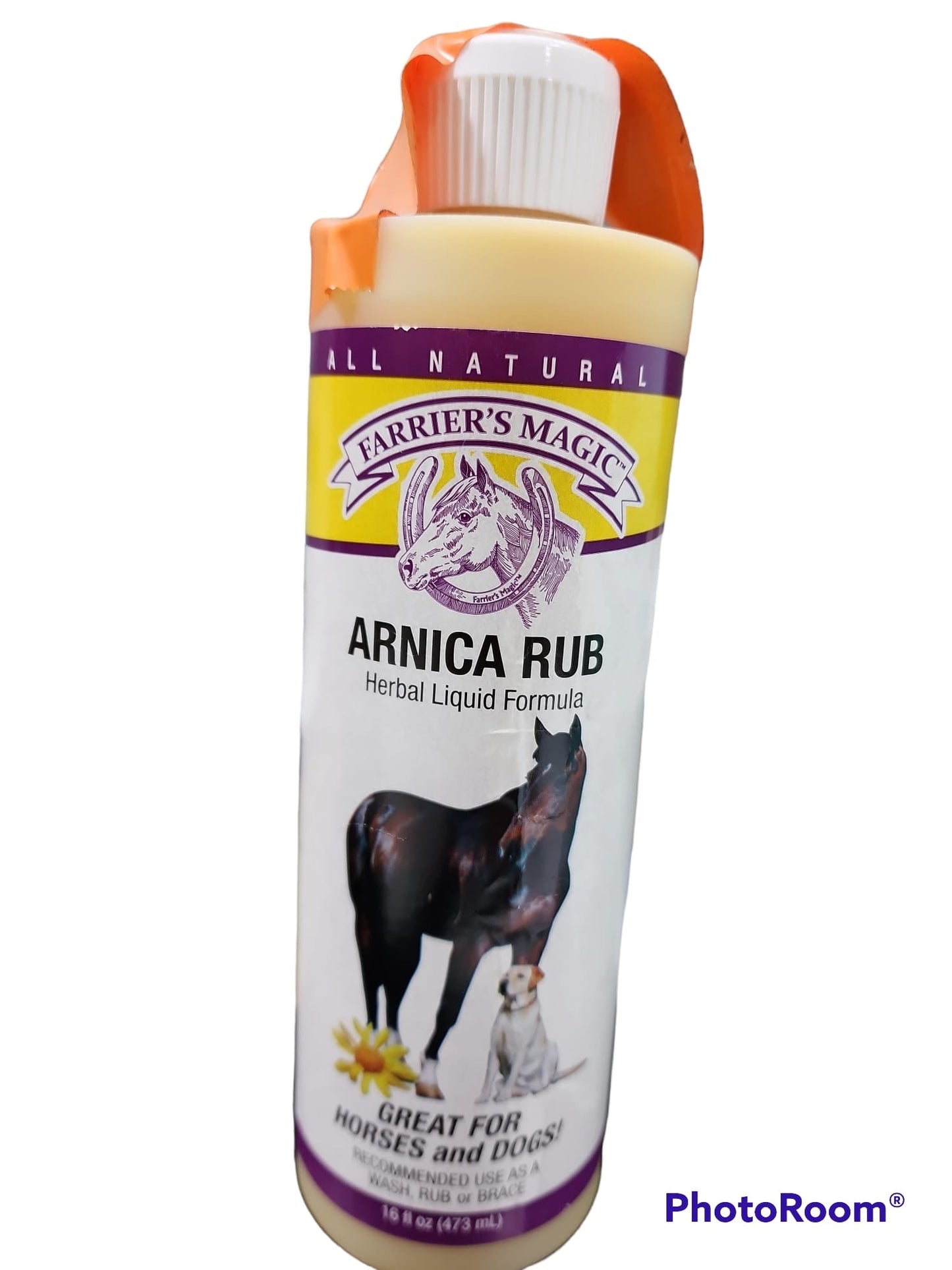 ARNICA RUB 16OZ - HERBAL LIQUID FORMULA