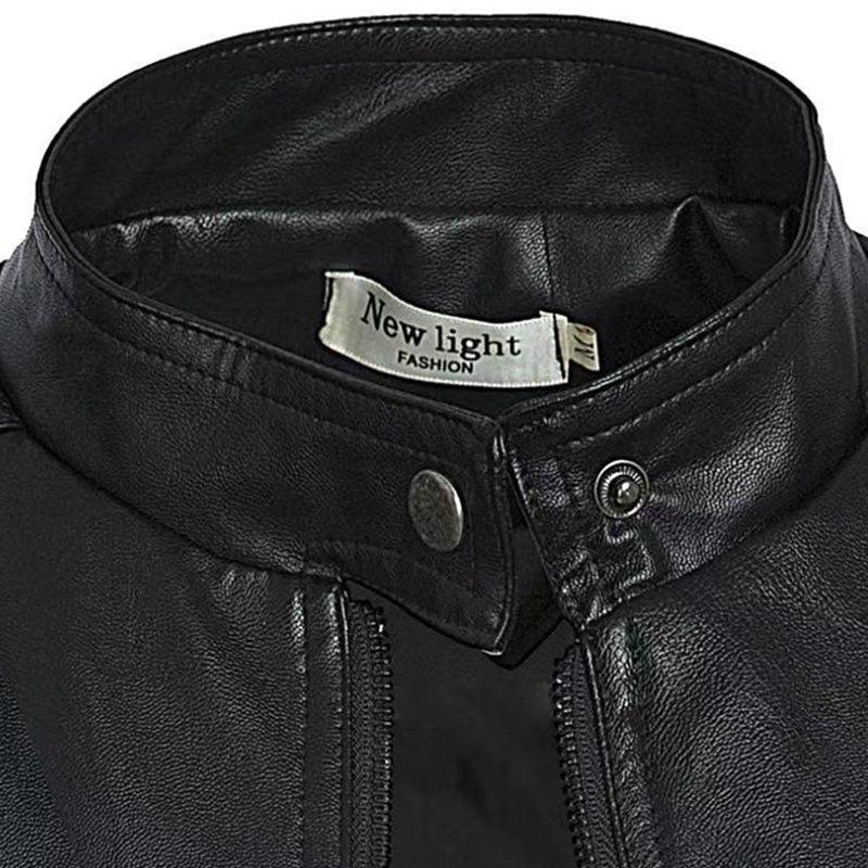 Black Leather Motorcycle Jacket | Stylish and Warm for Bikers & Nightlife