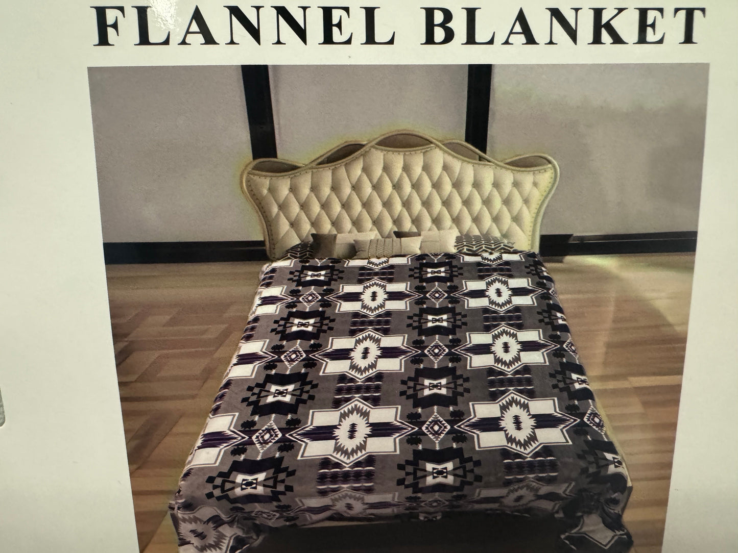 Twin Super Plush Aztec Blankets
