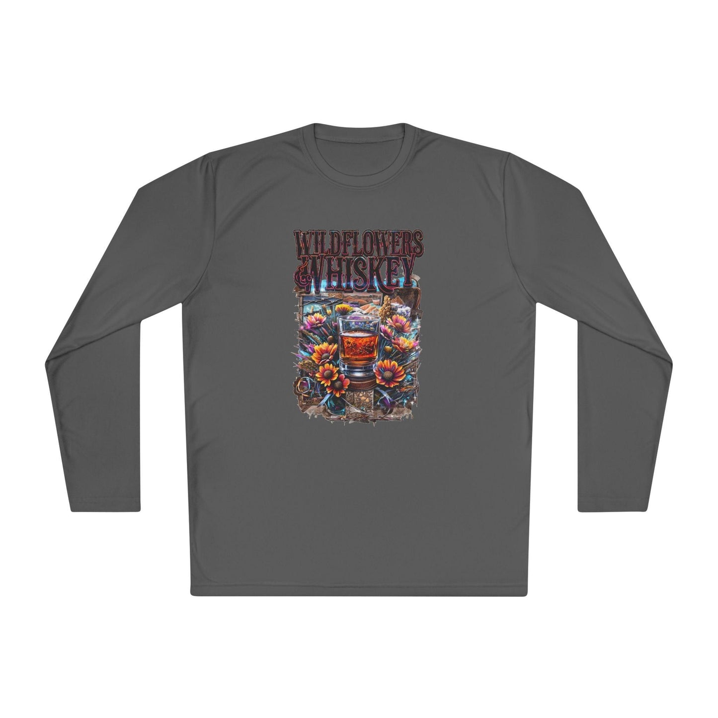 Wildflowers and Whiskey Lightweight Long Sleeve Tee