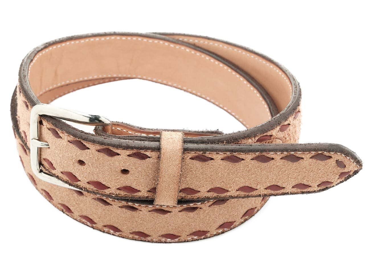 Roughout Buckstitch Belt