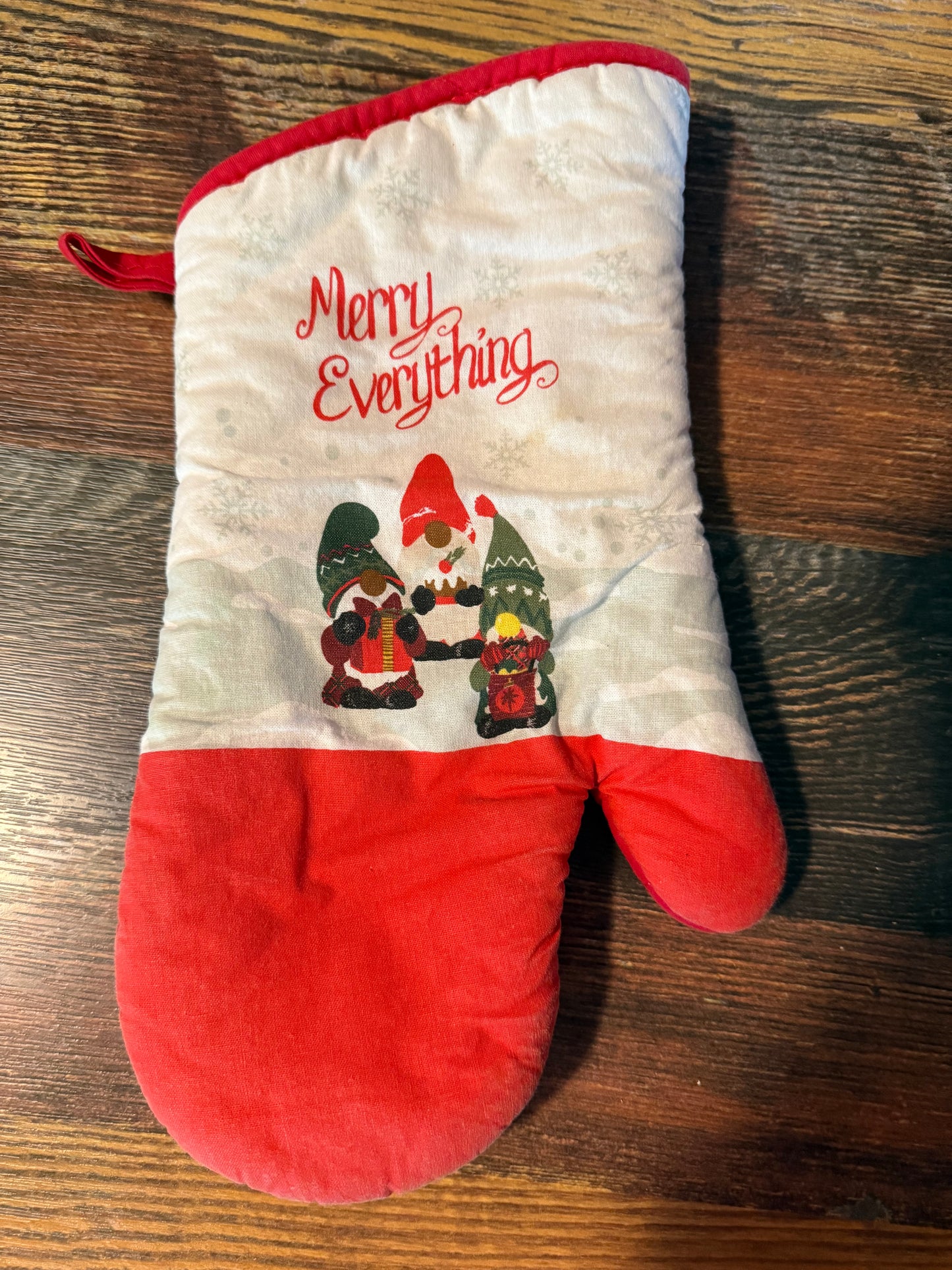 Merry Everything pot holder