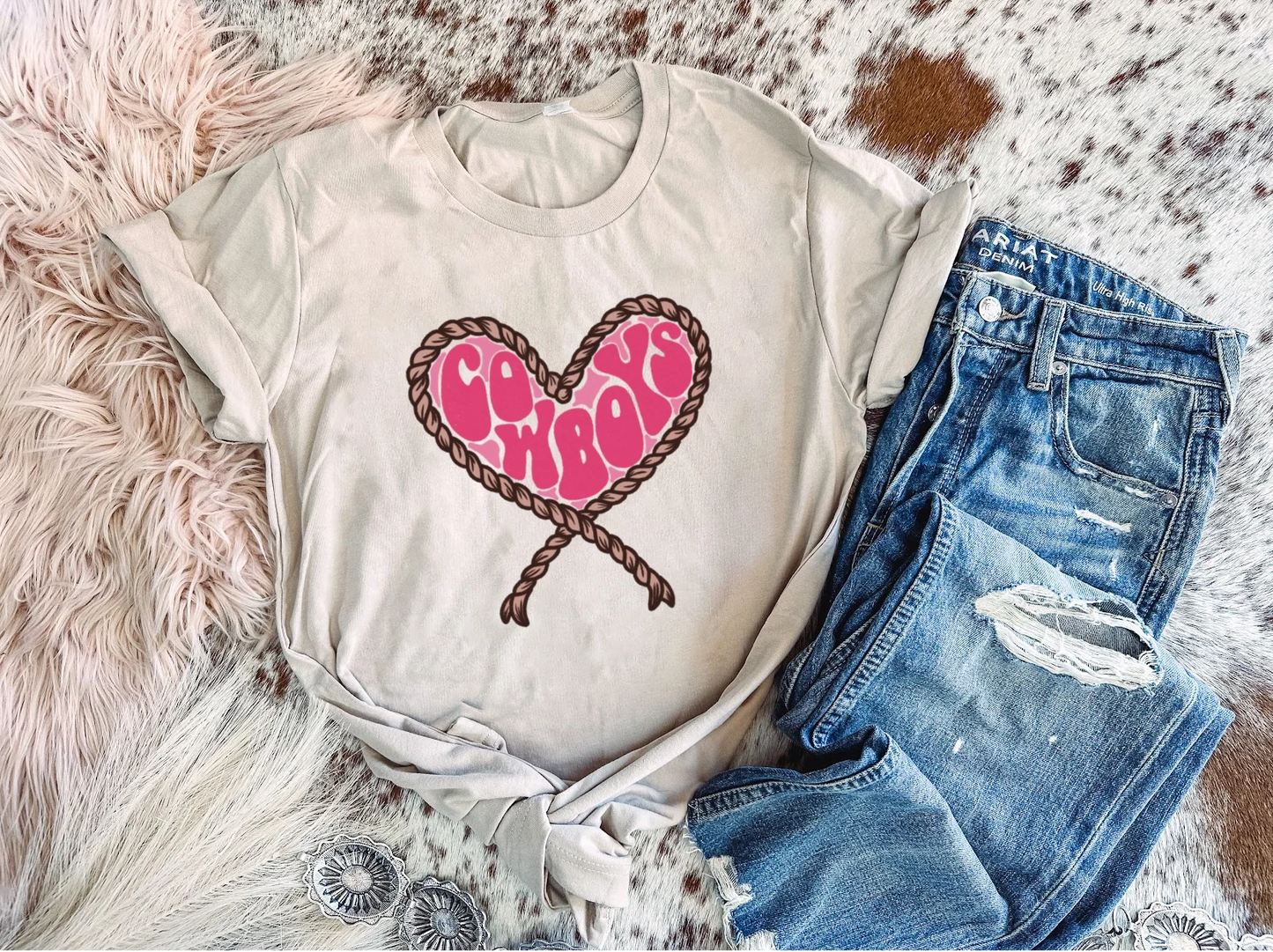 Ropin' Cowboys - Graphic Top