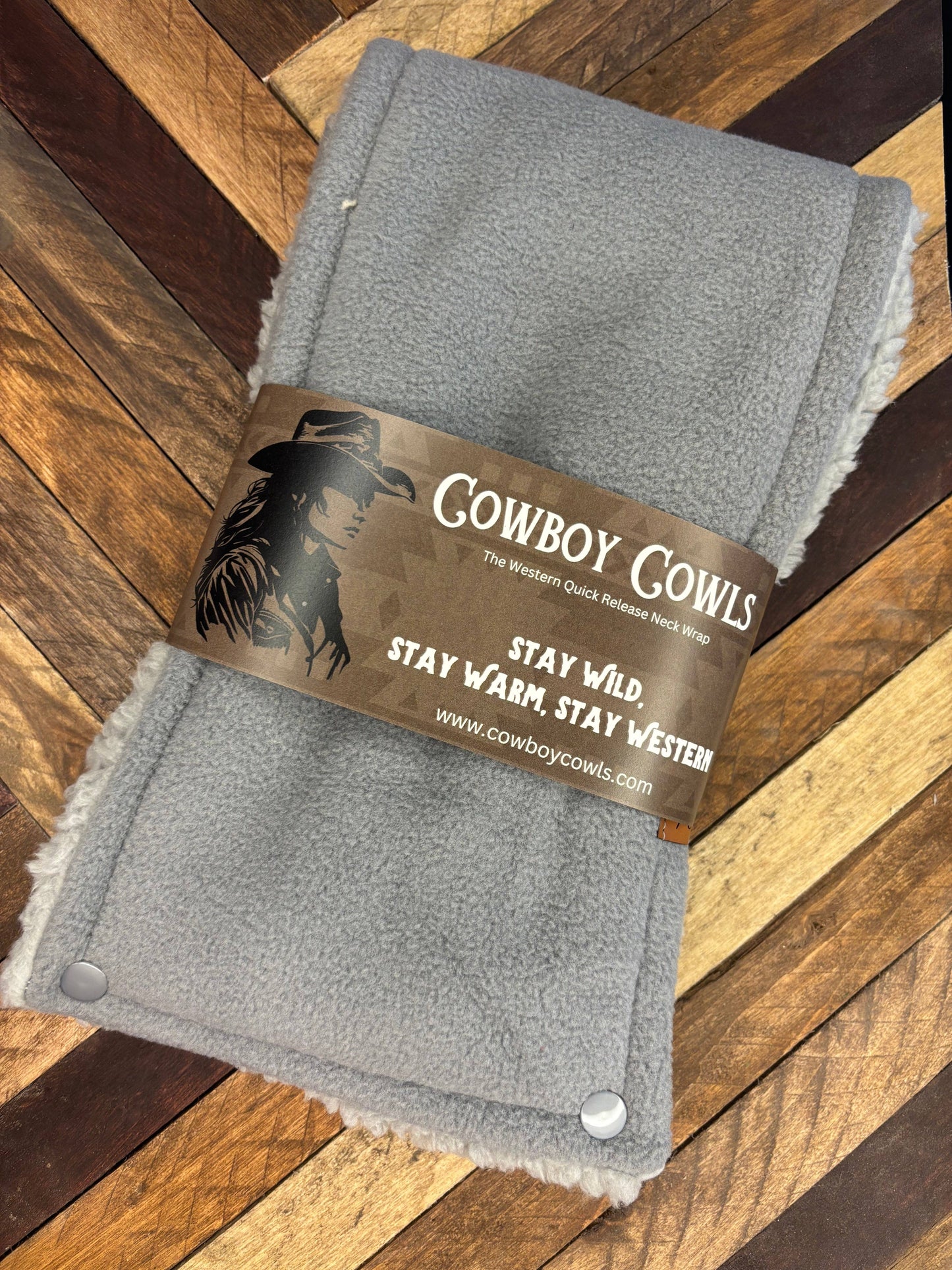 Dove grey Cowboy Cowl