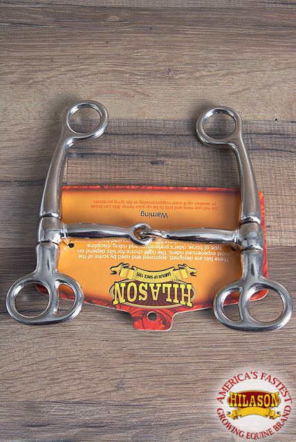 4-1/2" Hilason Malleable Iron Nickel Plated Colt Breaking Horse Mouth Bit