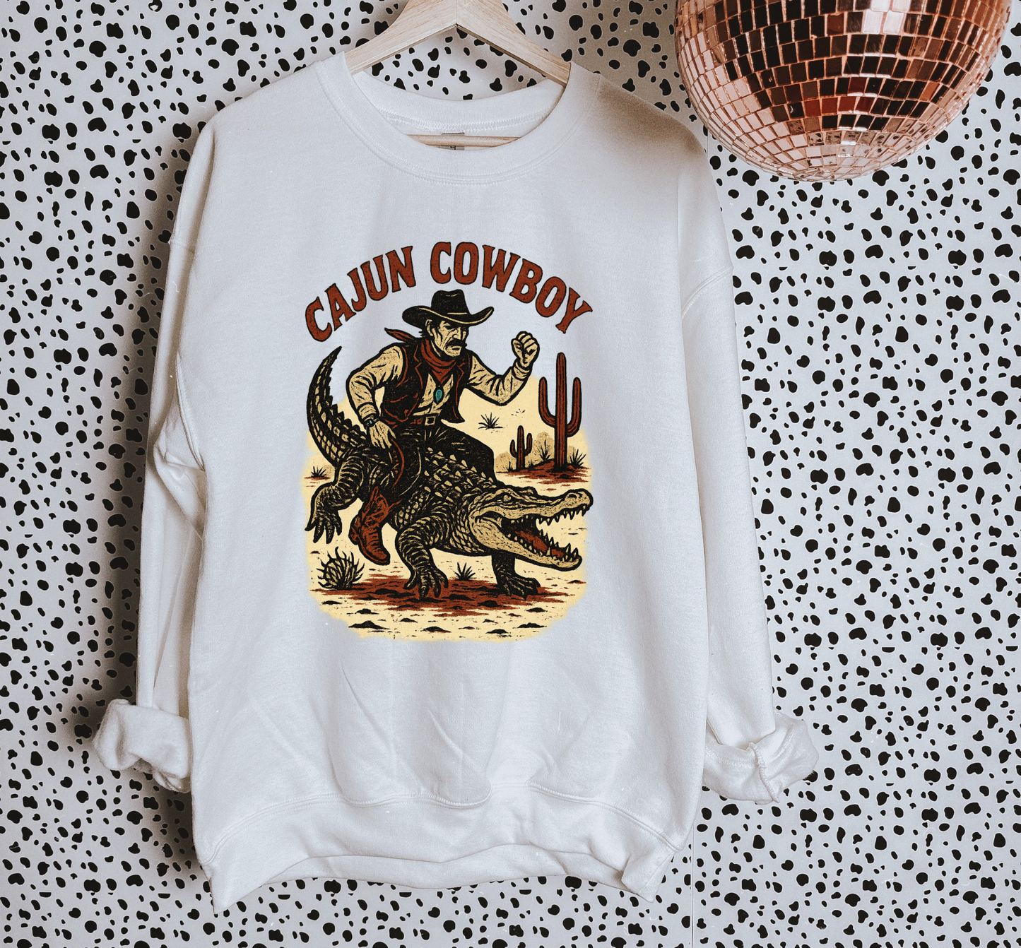 Cajun Cowboy TEE or CREWNECK