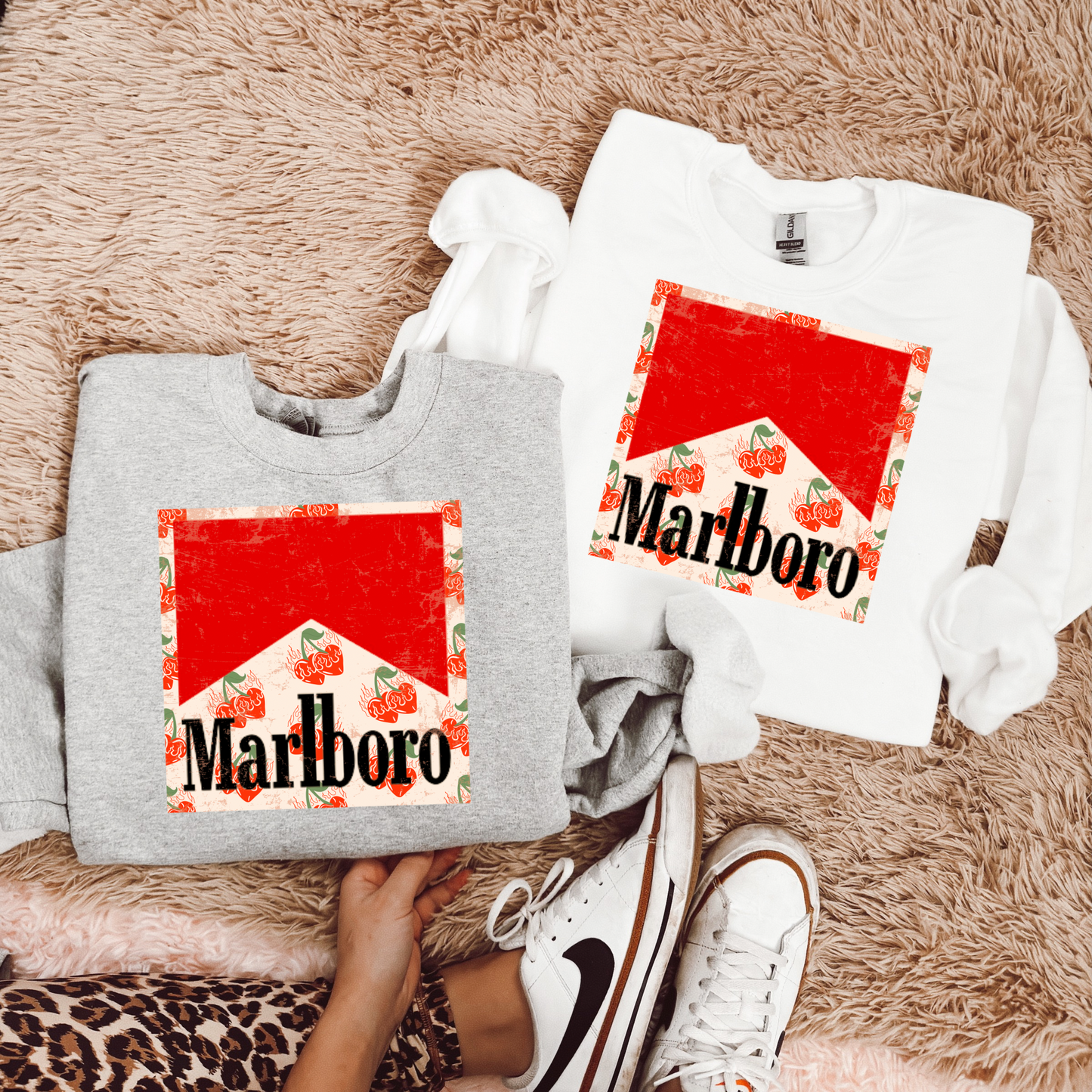 Cherry Boro TEE or CREWNECK