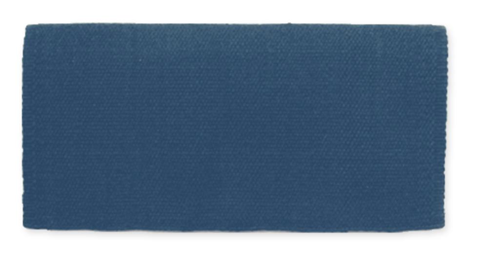 1314-30 San Juan Solid Navy 36x34 New Zealand Wool Saddle Blanket NAVY