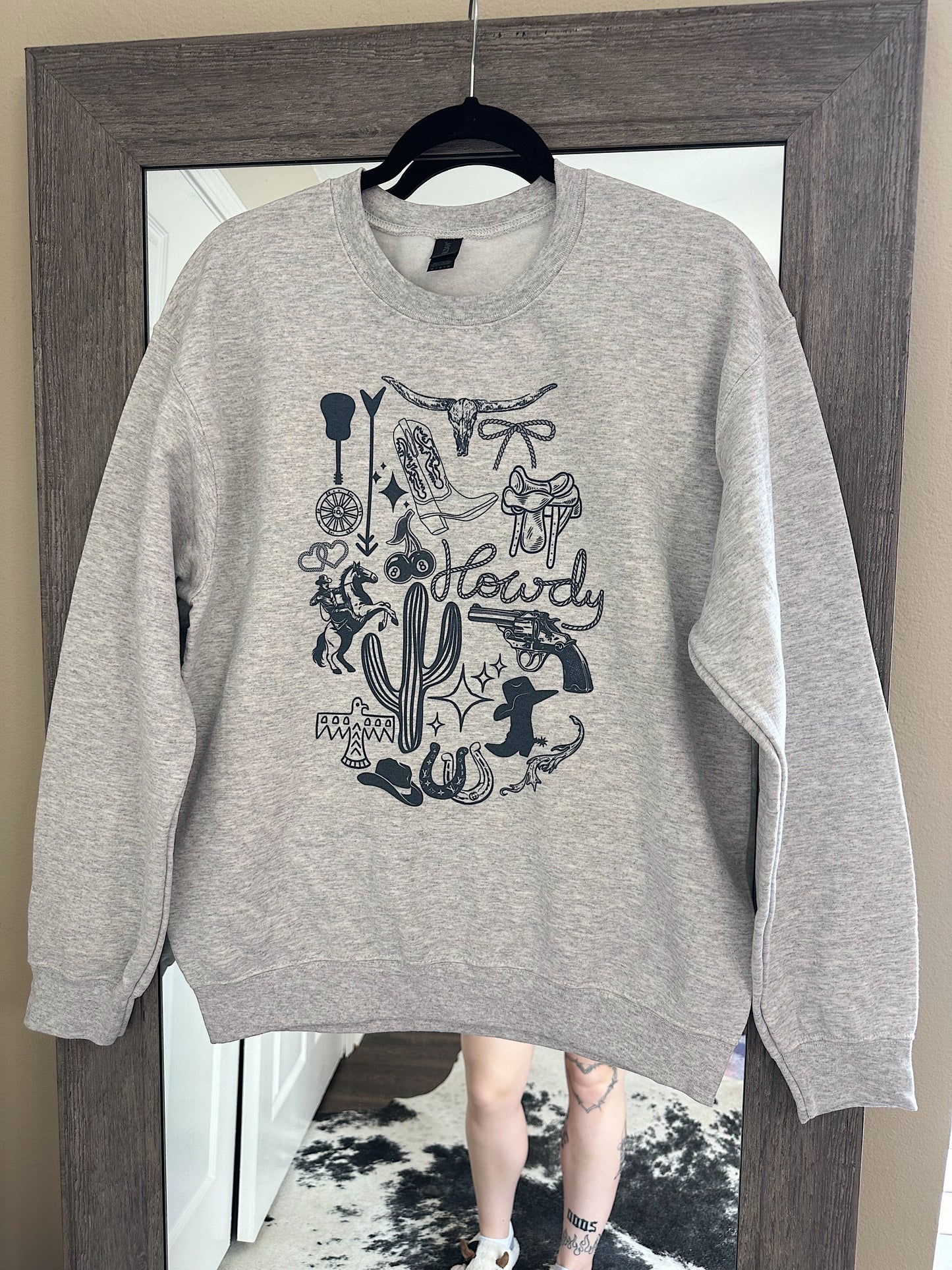 Howdy Collage TEE or CREWNECK