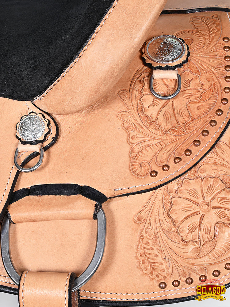 Western Horse Saddle American Leather Ranch Roping Cowboy Hilason