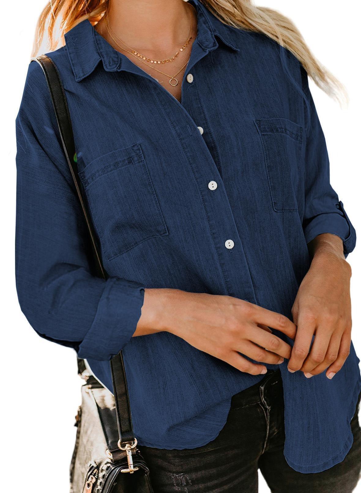 SilkSoft Loose Fit Denim Shirt