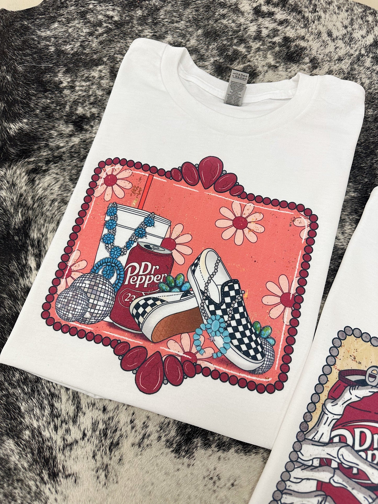 DP & Turquoise TEE or CREWNECK