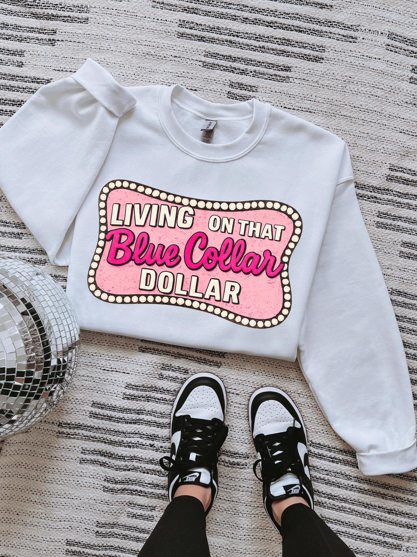 Blue Collar Dollar TEE or CREWNECK