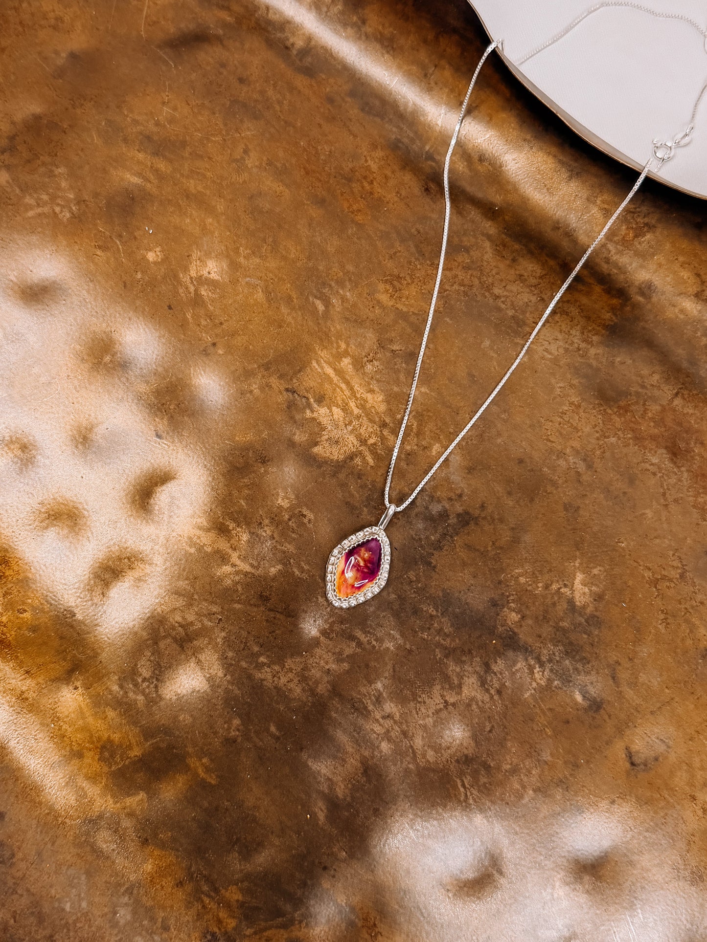 Bruceton Purple Spiny Oyster Necklace