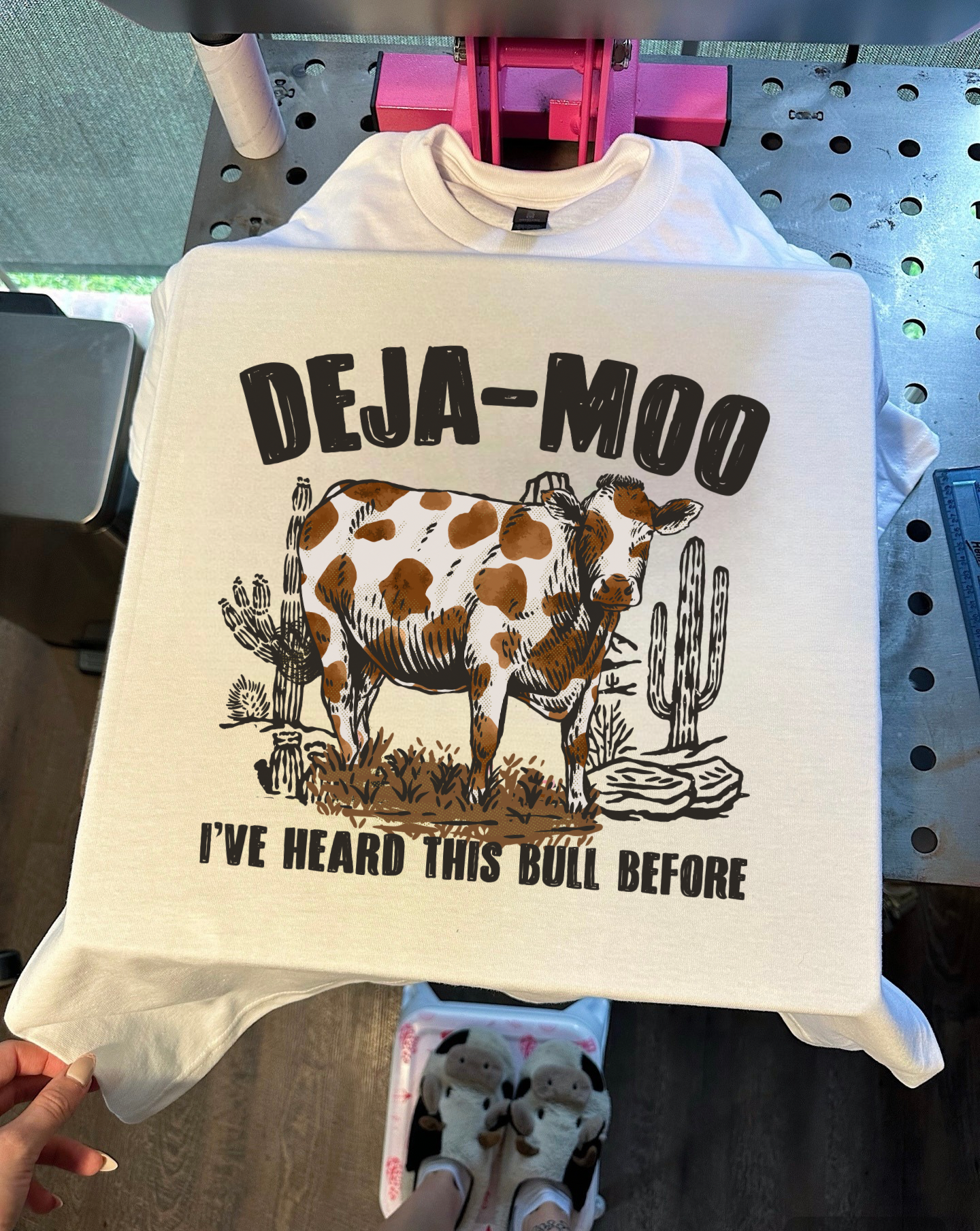 Deja-Moo Tee or Crewneck
