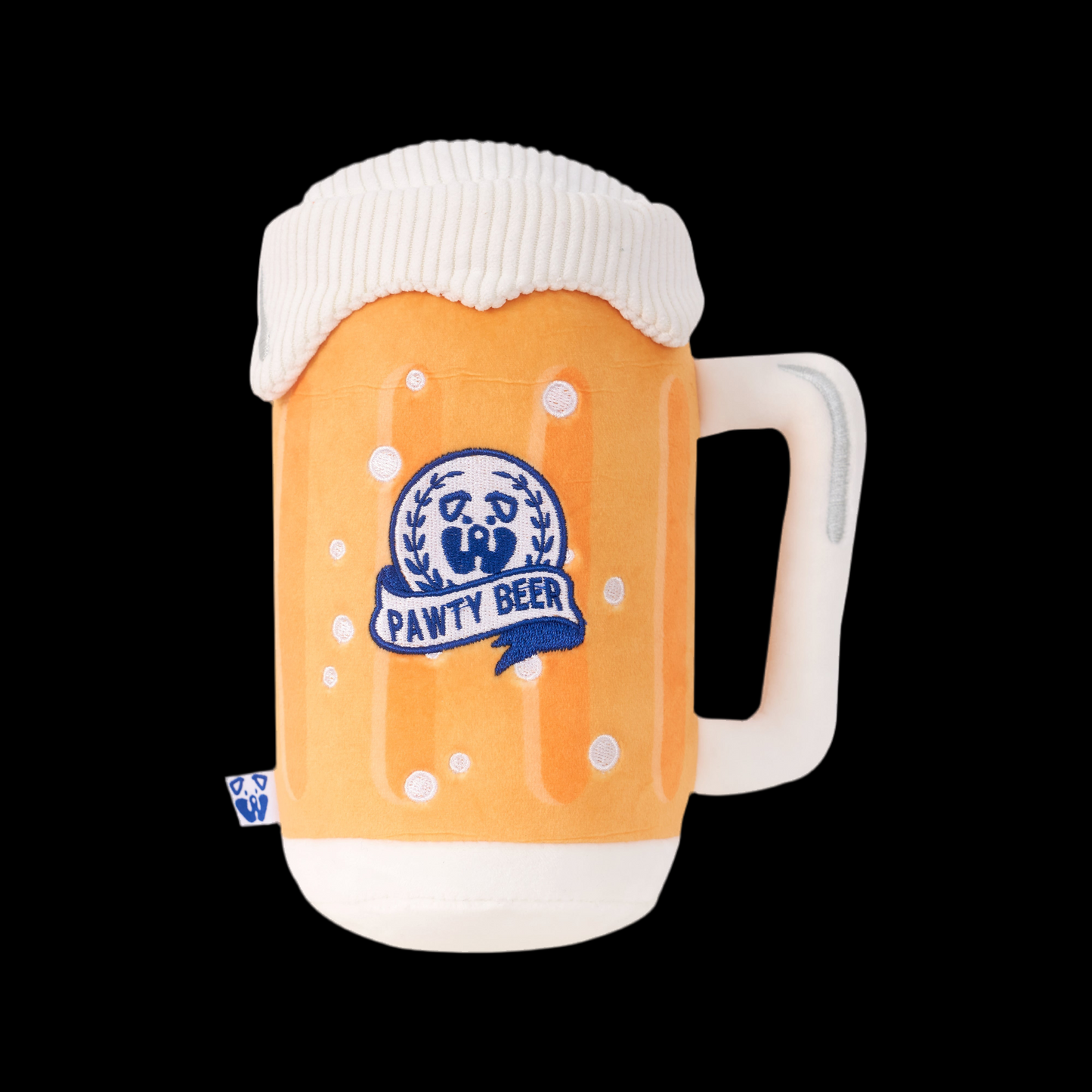 PAWTY BEER PLUSH DOG TOY