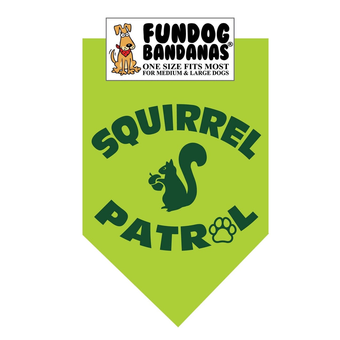 Squirrel Patrol Bandana-Made in USA