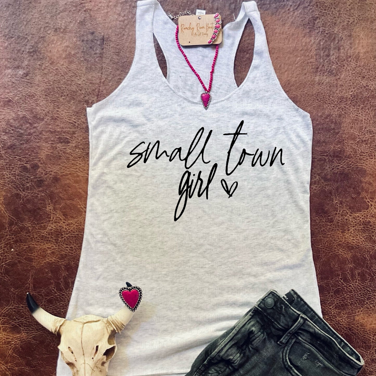 Small Town Girl Racerback Tank