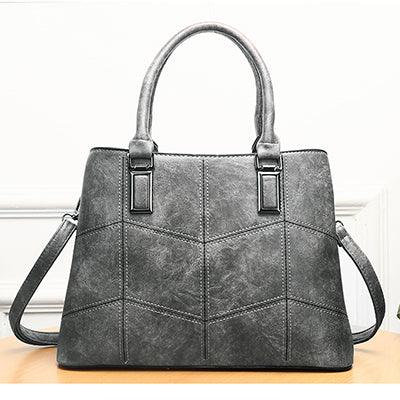 Luxury 3 Piece Leather Tote Set | Genuine Leather Cowgirl Shoulder Bag & Clutch
