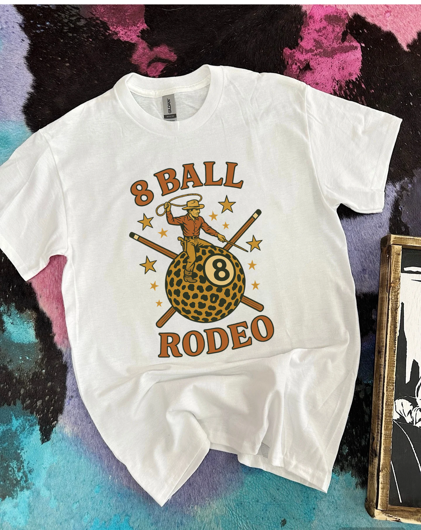 8 Ball Rodeo Tee or Crewneck