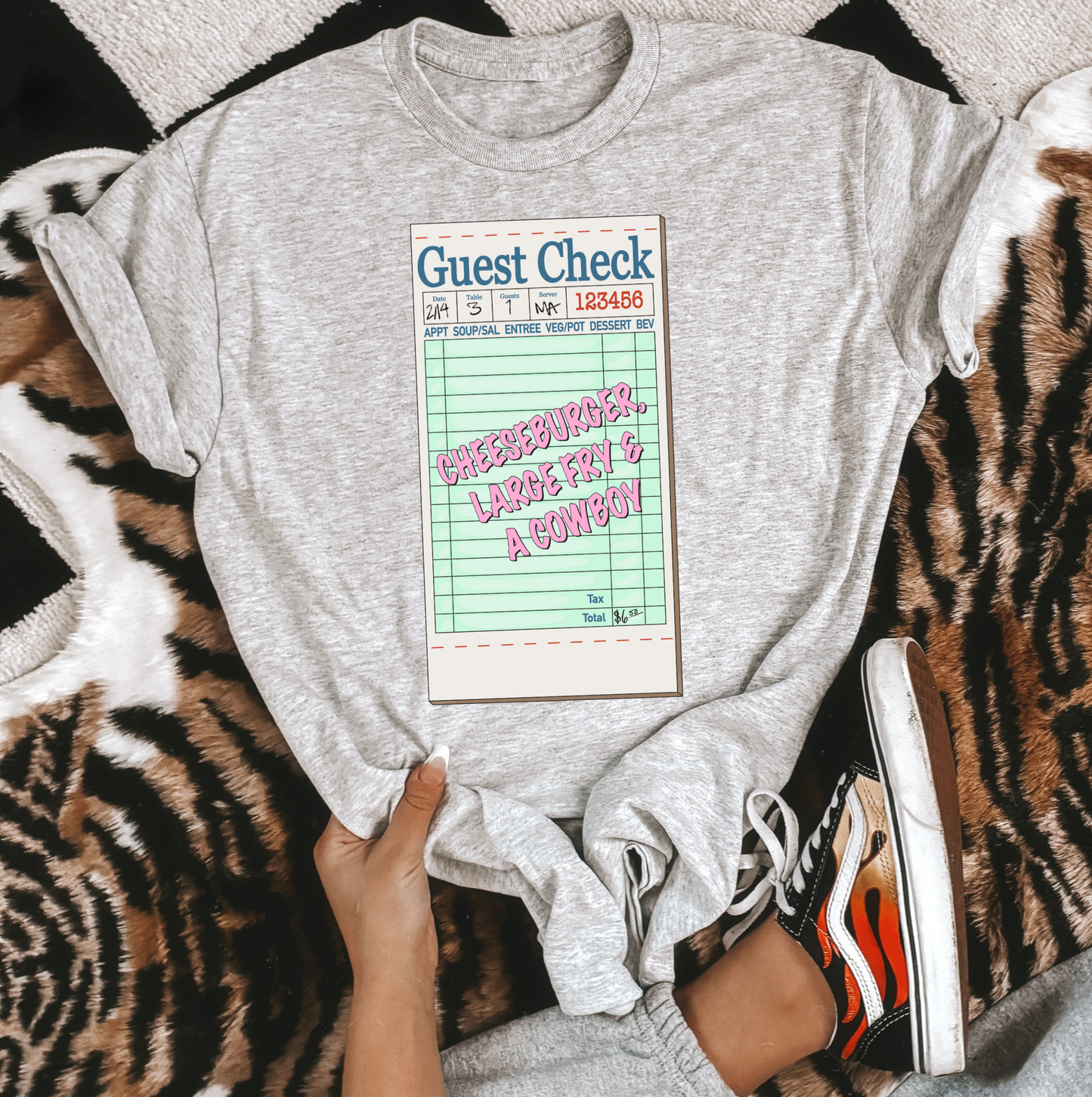Cowboys & Fries TEE or CREWNECK