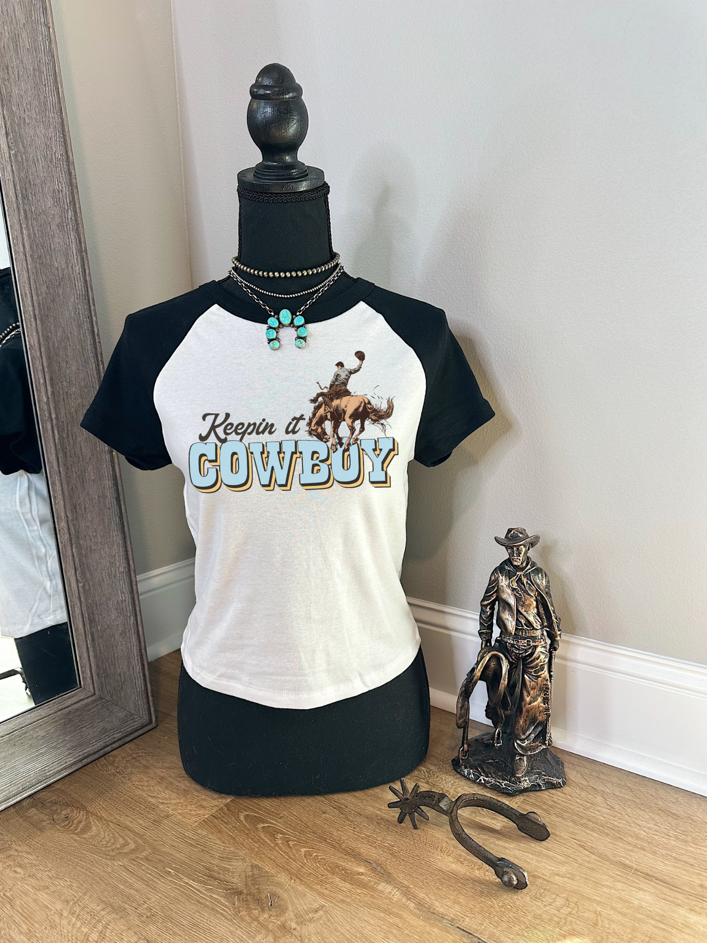Keepin It Cowboy Baby Tee
