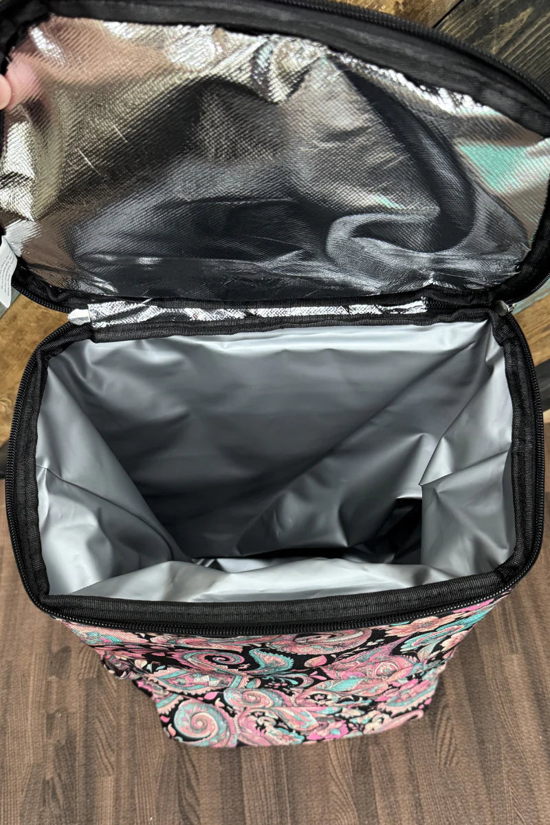 Midnight Paisley Backpack cooler