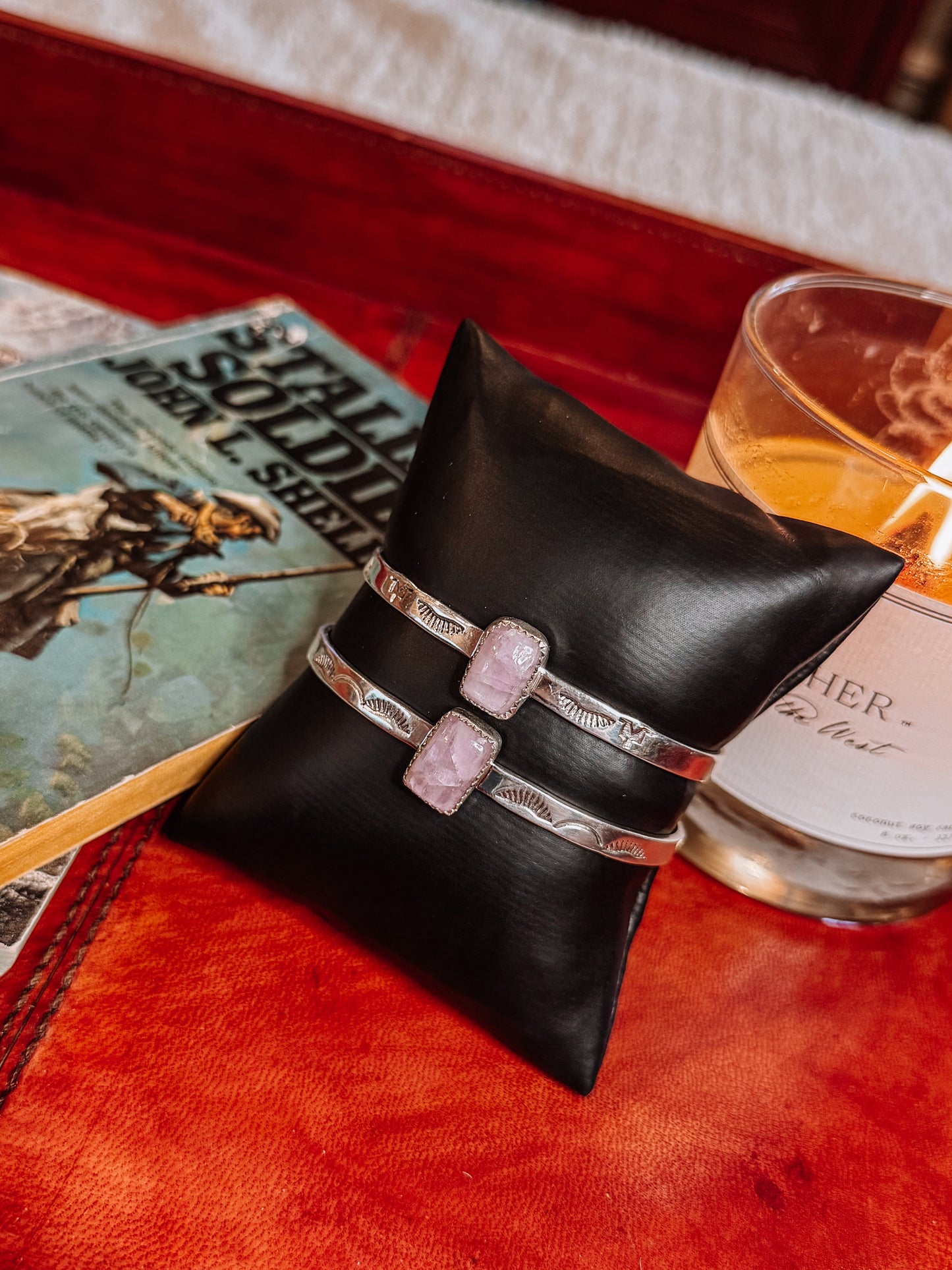 Saddleback Kunzite Bracelet