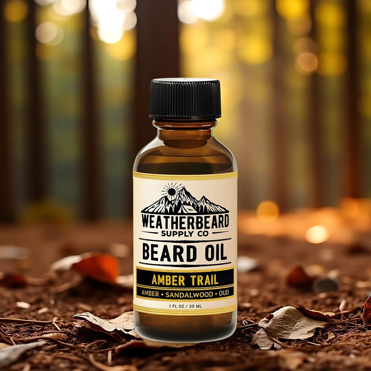 Amber Trail Beard Oil - Amber, Sandalwood, Oud