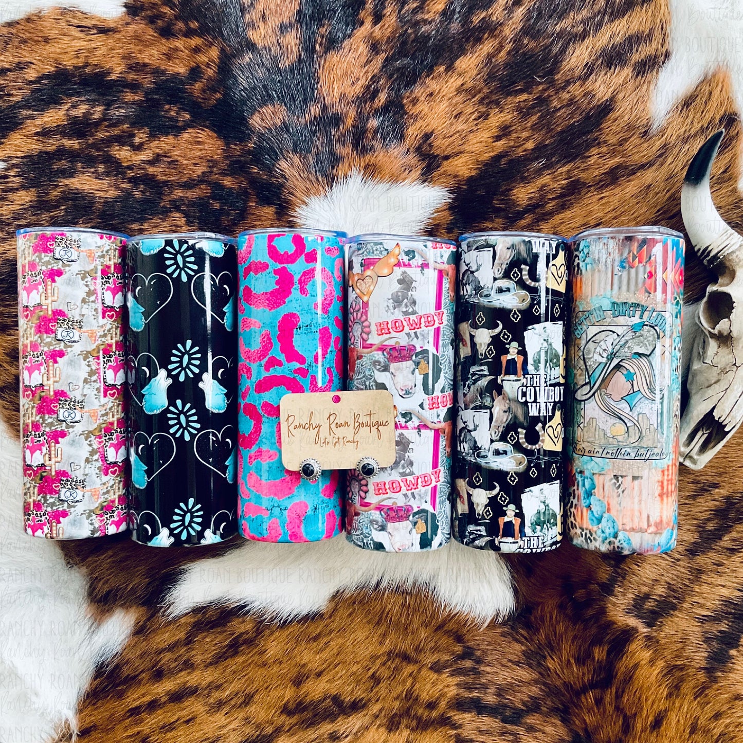 Dirty Looks Aztec Exclusive Western 20oz Skinny Tumbler