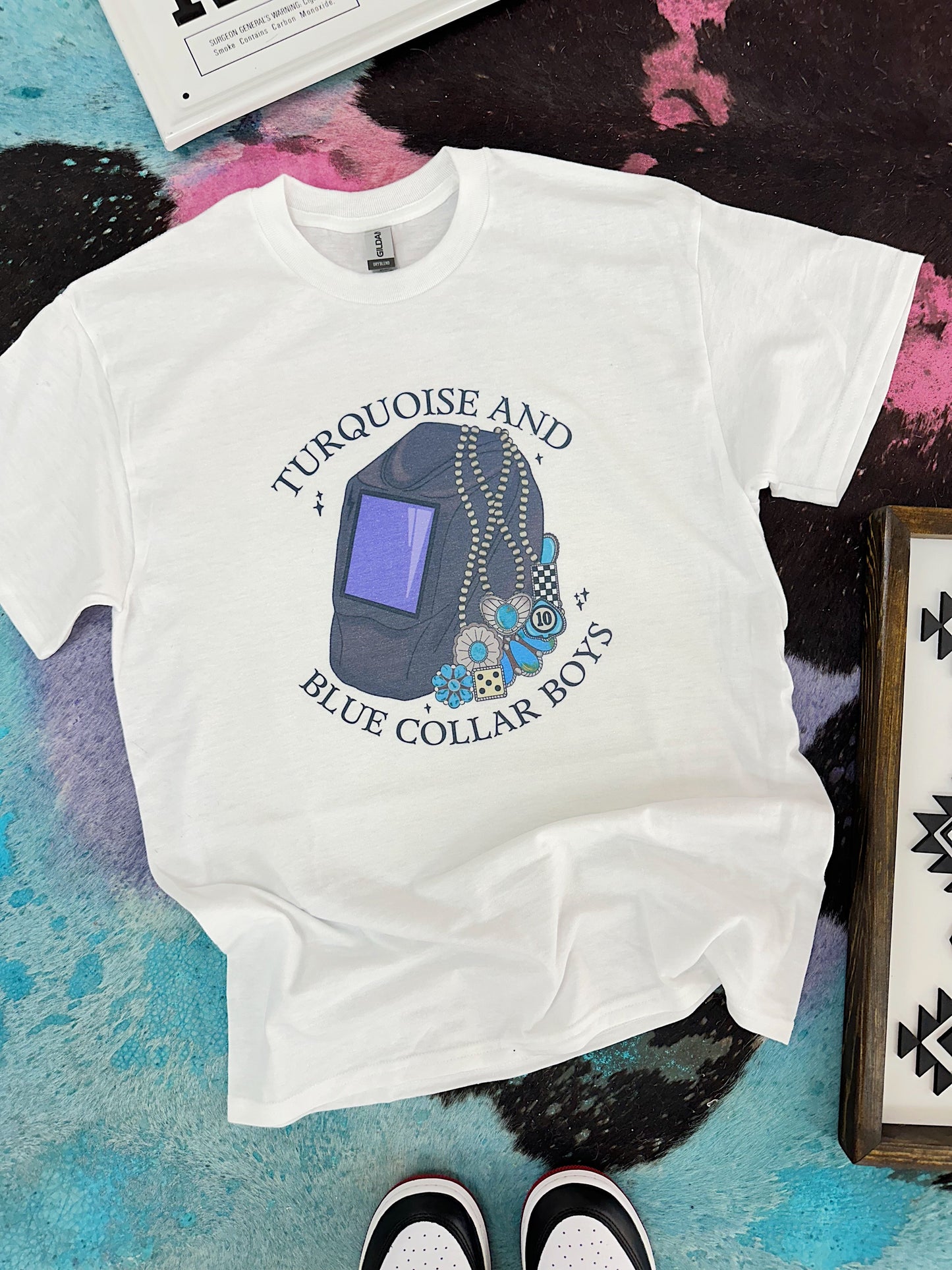 Blue Collar Boys Welder TEE or CREWNECK