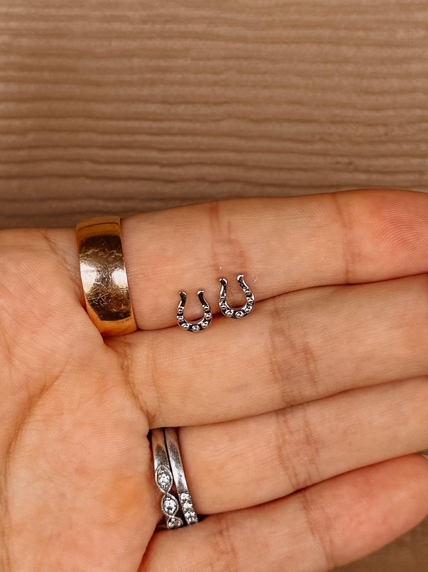 Horseshoe Stud Earrings Pt.2