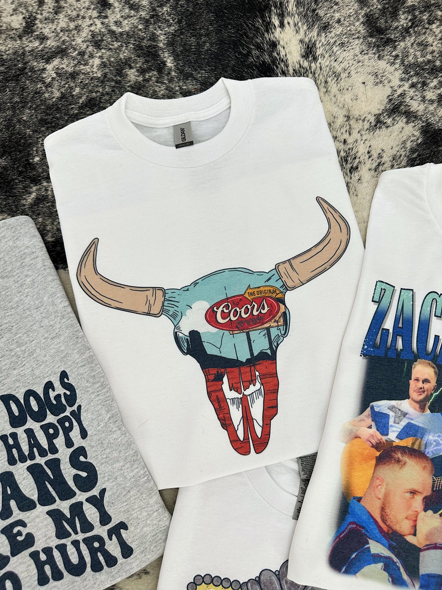 Longhorn TEE or CREWNECK