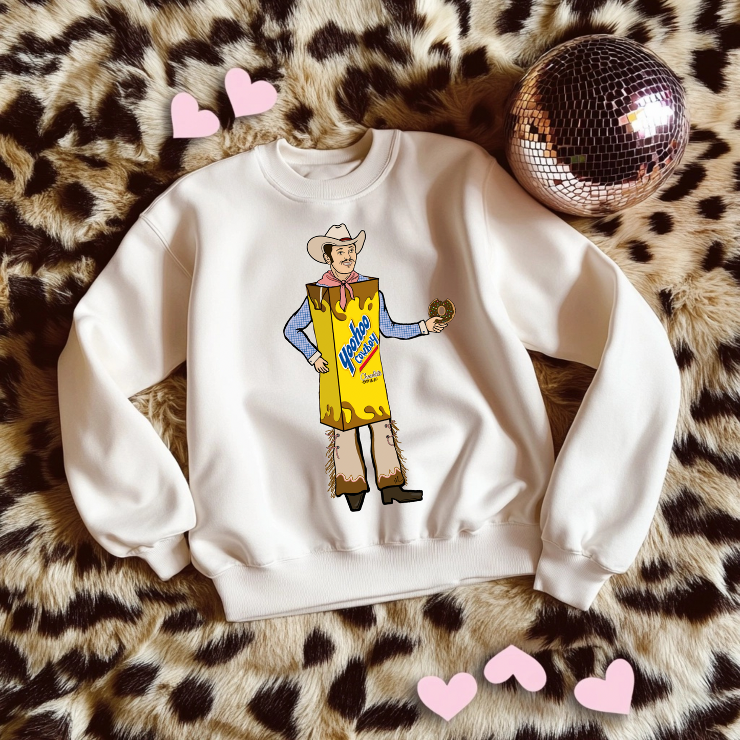 Chocolate Milk Cowboy TEE or CREWNECK