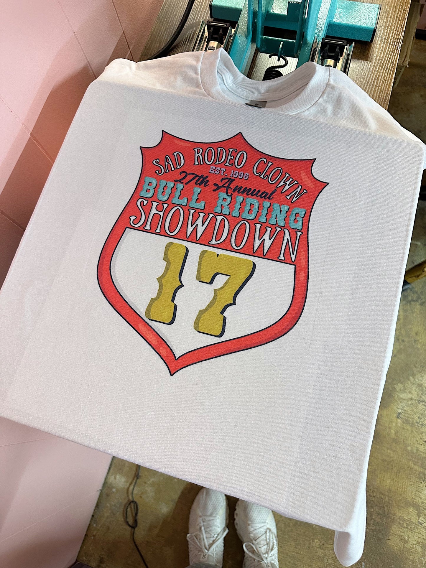 Bull Riding Showdown TEE or CREWNECK