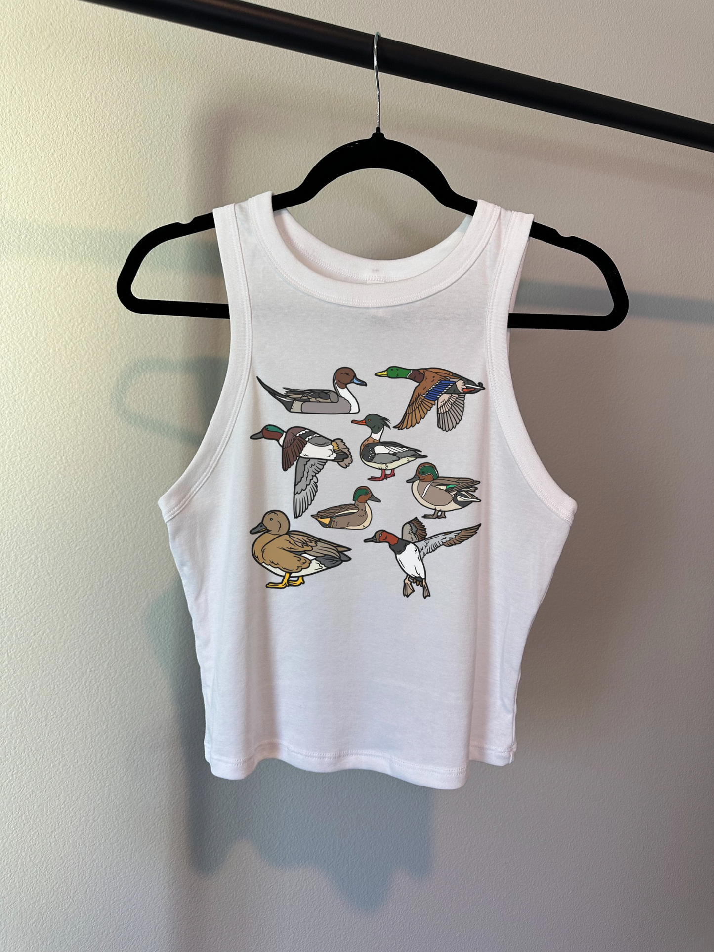 Duck Collage Cropped Tank