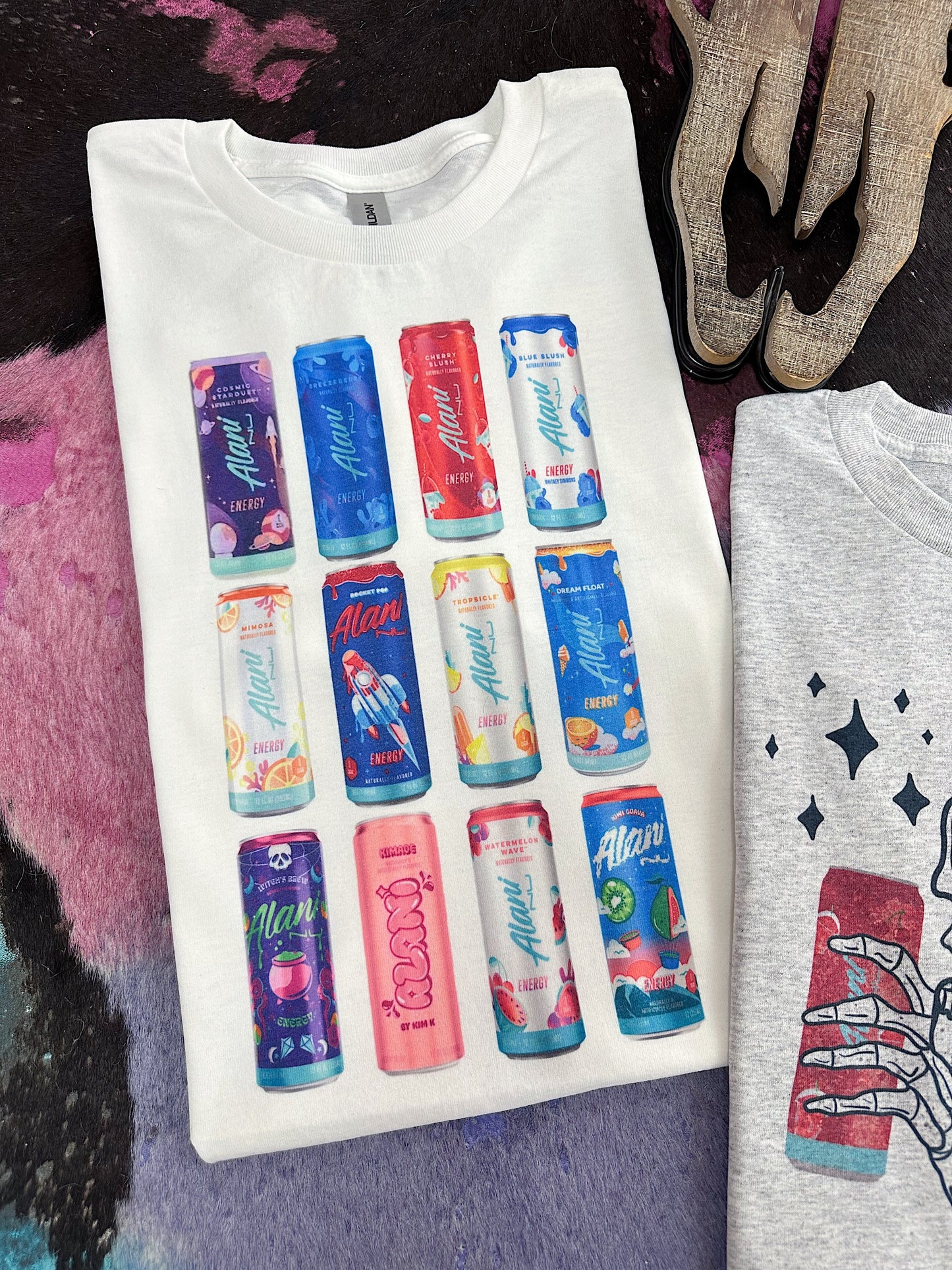 Energy Drink Collage TEE or CREWNECK