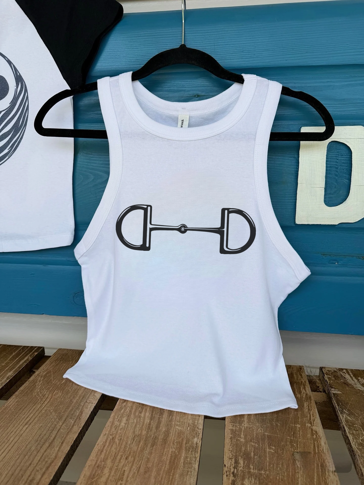 Snaffle Bit Cropped Tank
