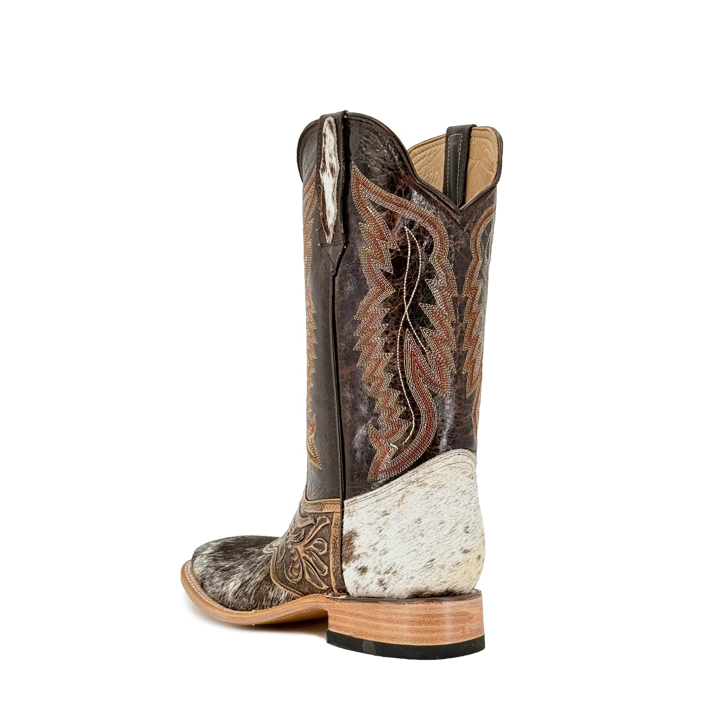 Men's Bulldog Hand Tooled Boots - Cowhide