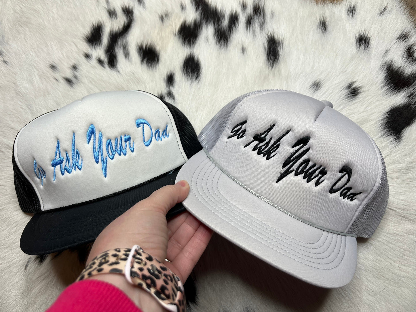 Ask Your Dad Embroidered Hat