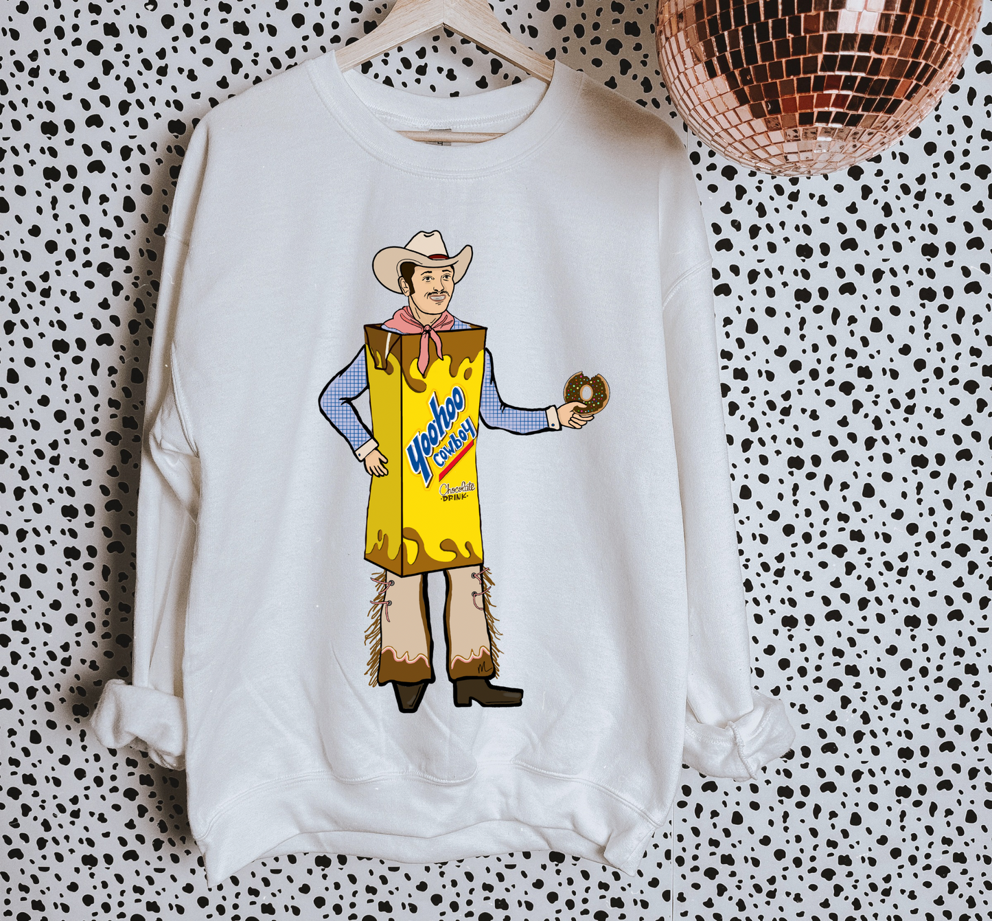 Chocolate Milk Cowboy TEE or CREWNECK