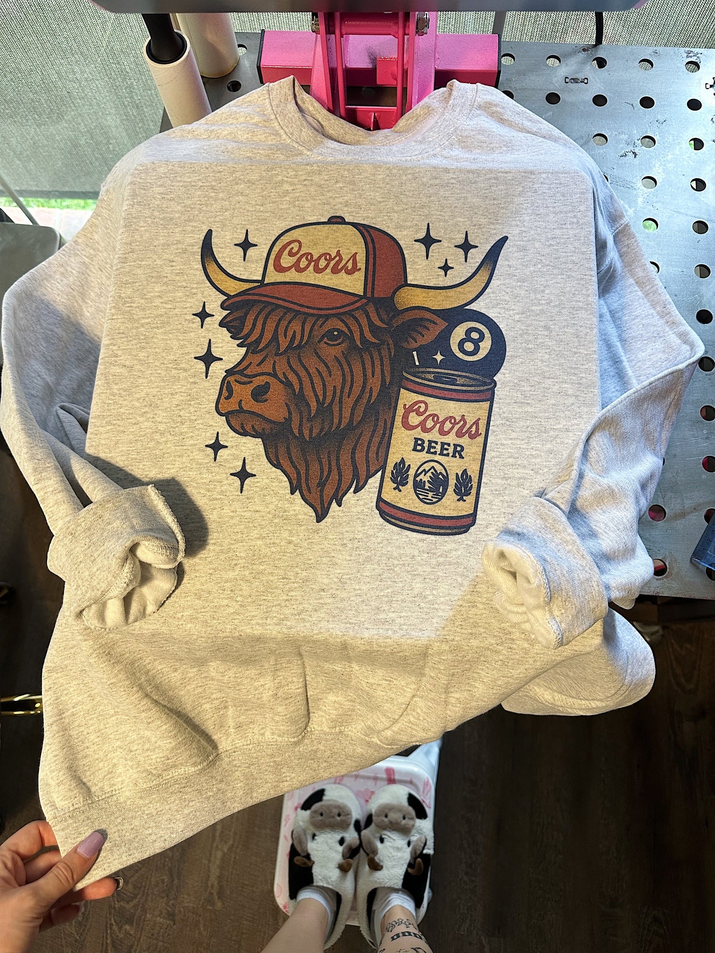 Punchy Highland TEE or CREWNECK
