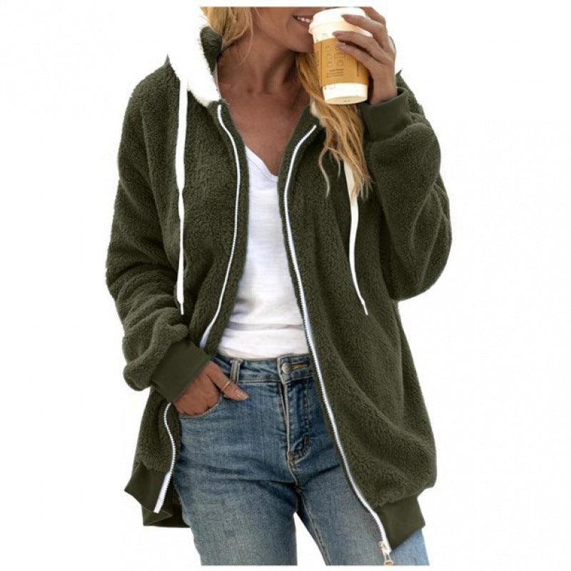 Plush Zipper Hooded Jacket | Warm, Cozy & Stylish for the Cowgirl Lifestyle