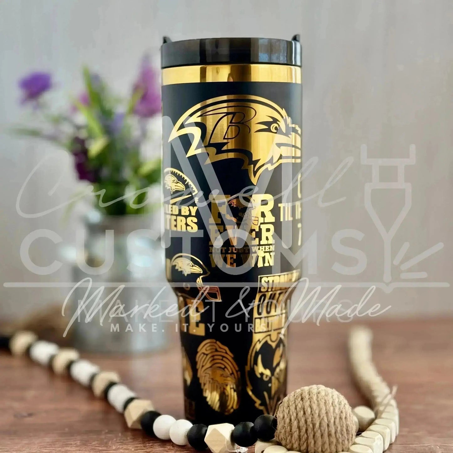 Baltimore Ravens NFL Engraved Tumbler | 20oz