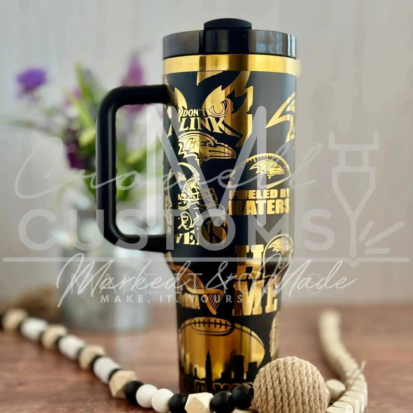Baltimore Ravens NFL Engraved Tumbler | 40oz