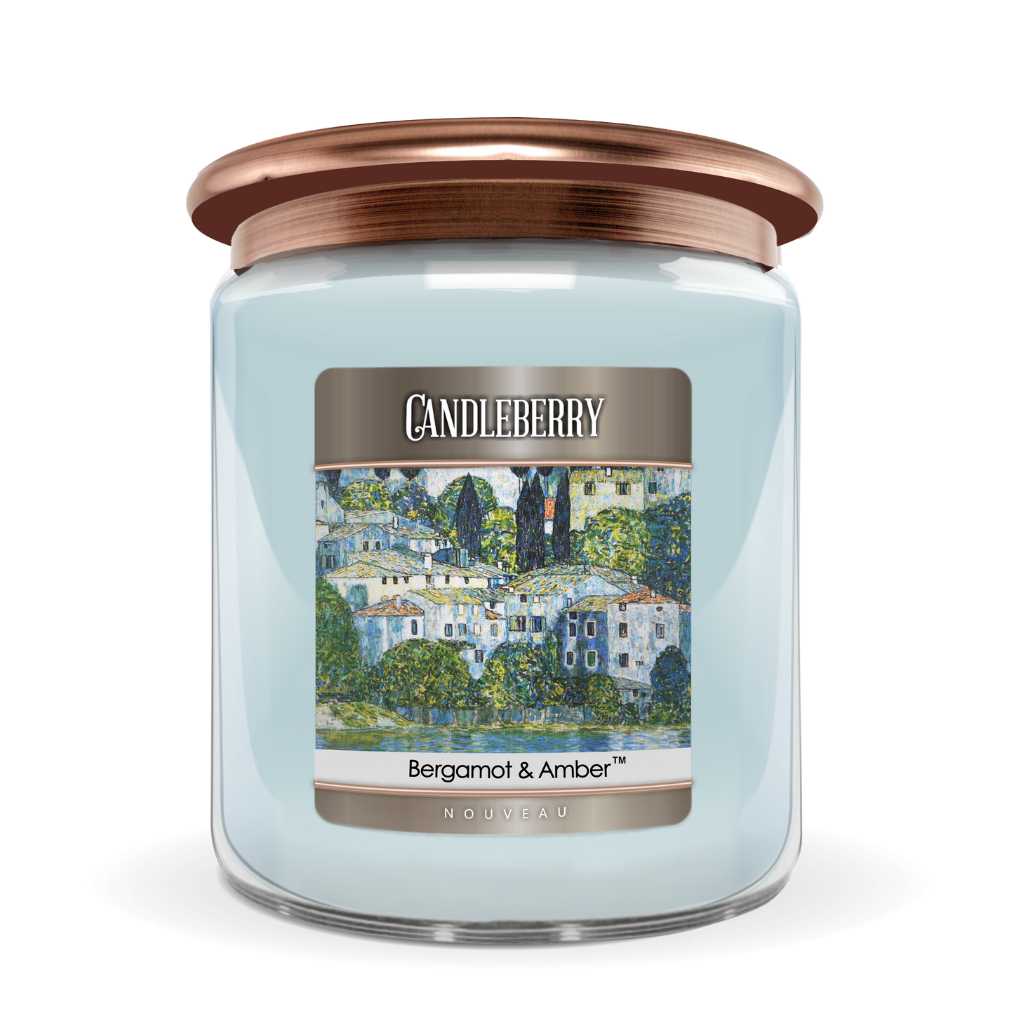 NOUVEAU™ - Bergamot & Amber™, 3 - Wick, Candy Jar Candle (Collective)